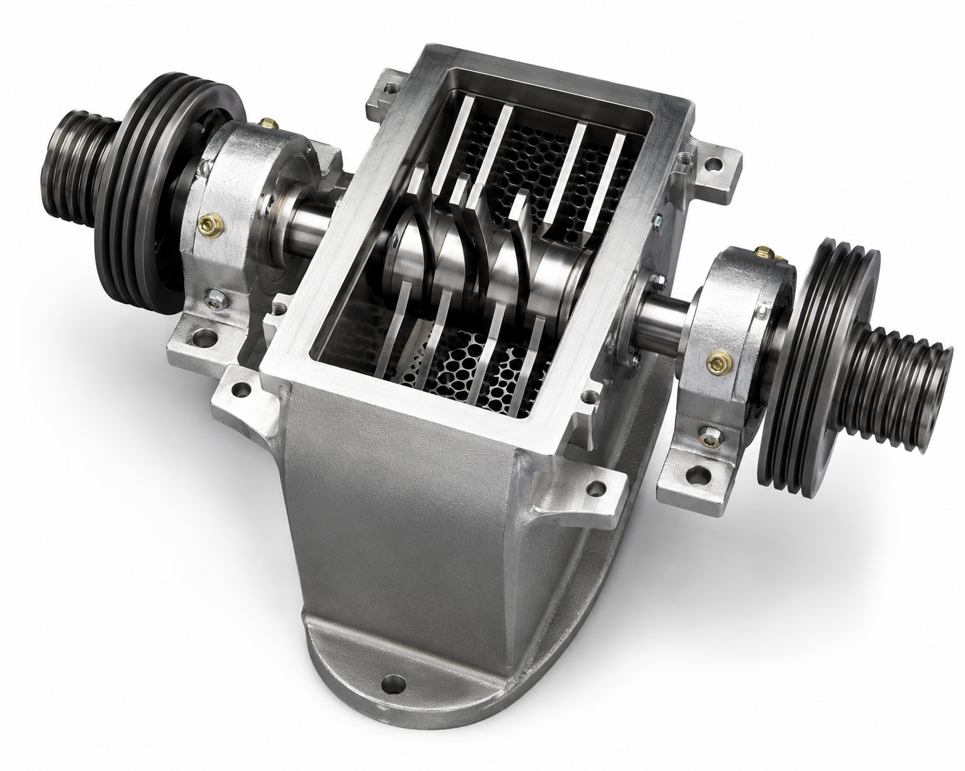 Milling rotor and chamber